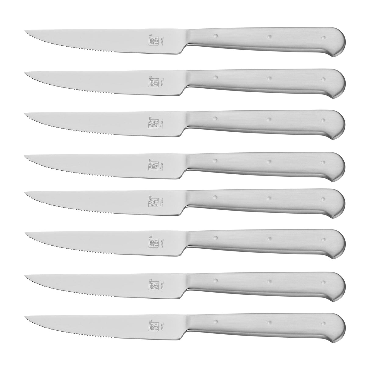 Zwilling Porterhouse Razor-Sharp Steak Knife Set of 8 with Black Presentation Case, Gift Set