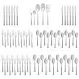 Henckels Plaza 65-pc 18/10 Stainless Steel Flatware Set
