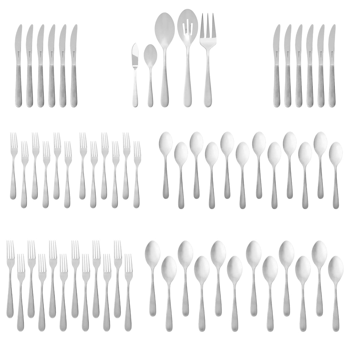 Henckels Lucena 65-pc 18/10 Stainless Steel Flatware Set