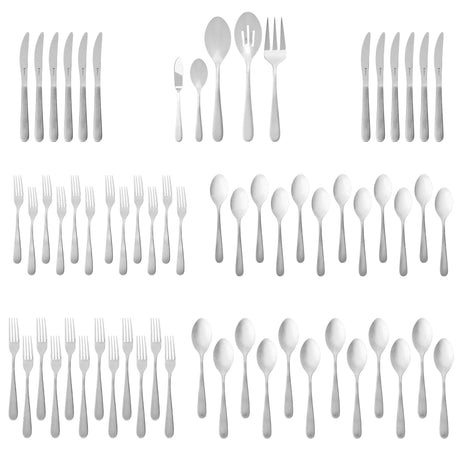 Henckels Lucena 65-pc 18/10 Stainless Steel Flatware Set