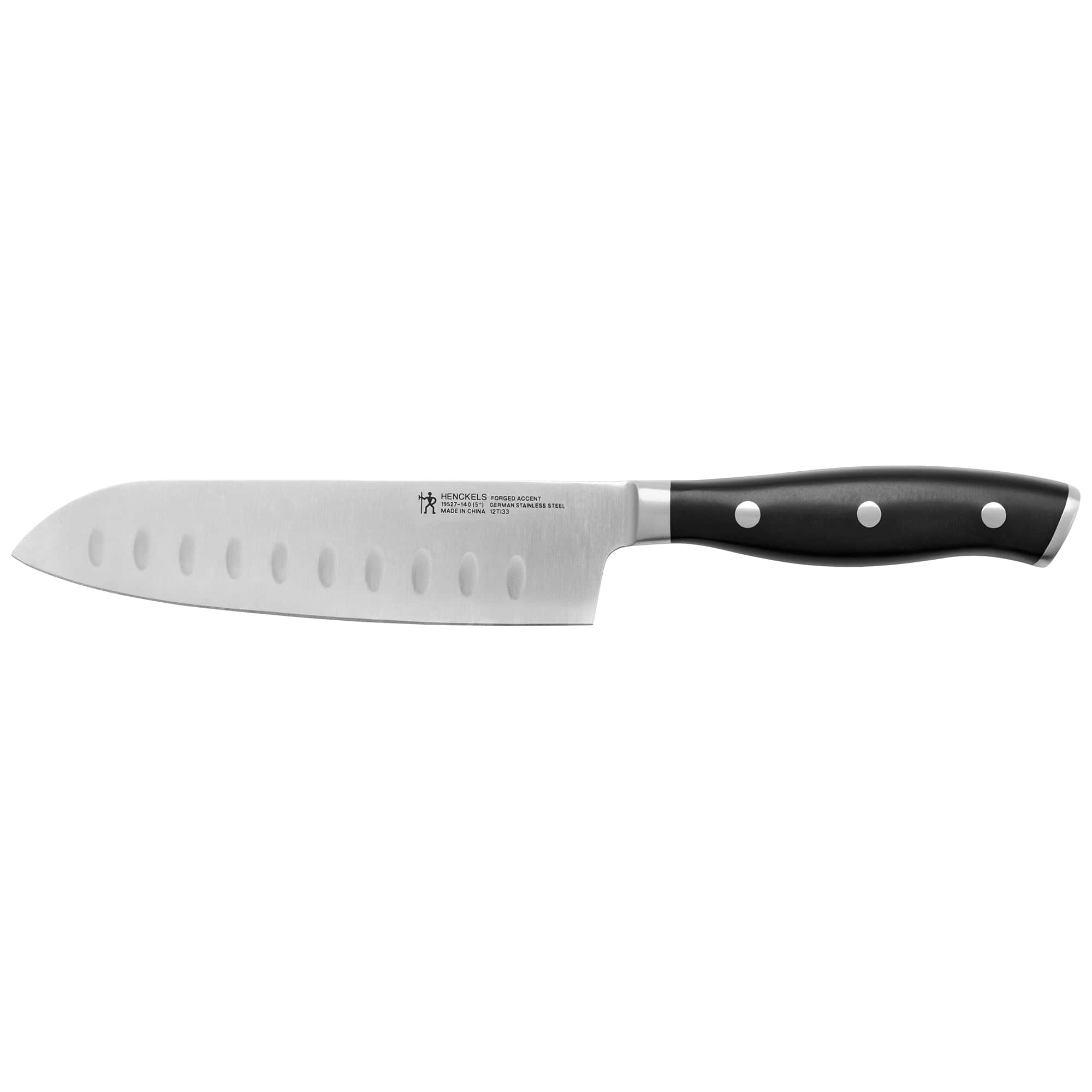 Henckels Forged Accent 5-inch Hollow Edge Santoku Knife