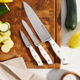 Henckels Forged Accent 3-pc Starter Knife Set - White Handle