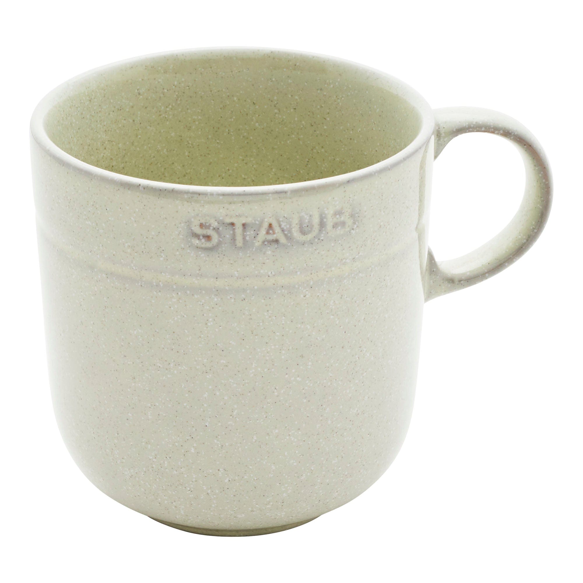 Staub Ceramic Dinnerware 4-pc 16 oz. Mug Set - White Truffle