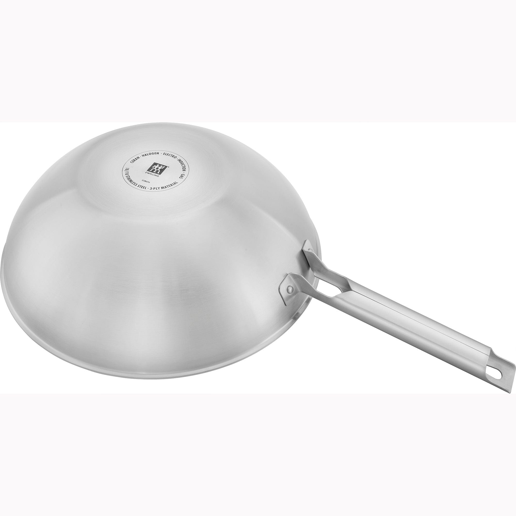 Zwilling Joy Plus 12-inch Stainless Steel Nonstick Wok with Lid