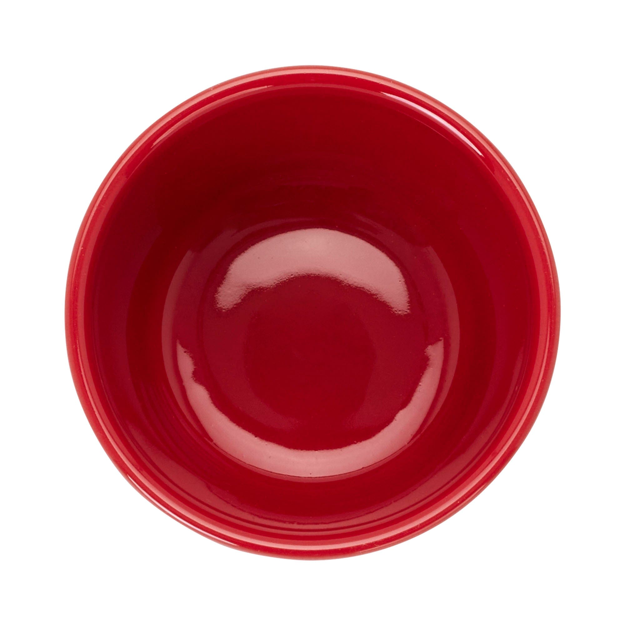 Henckels Ceramic 6-pc Round Ramekin Set - Cherry Red