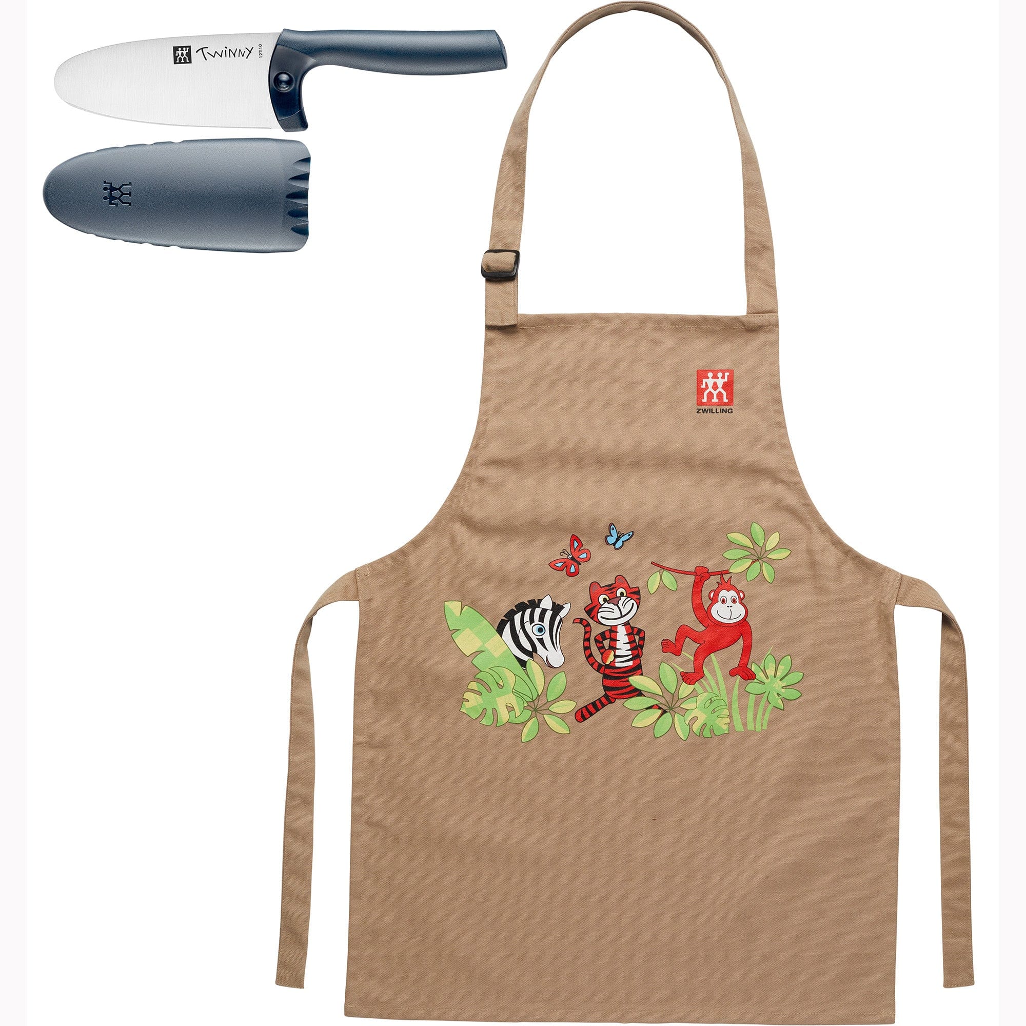 Zwilling Twinny Kids Chefs Knife and Apron 2-pc set - Blue