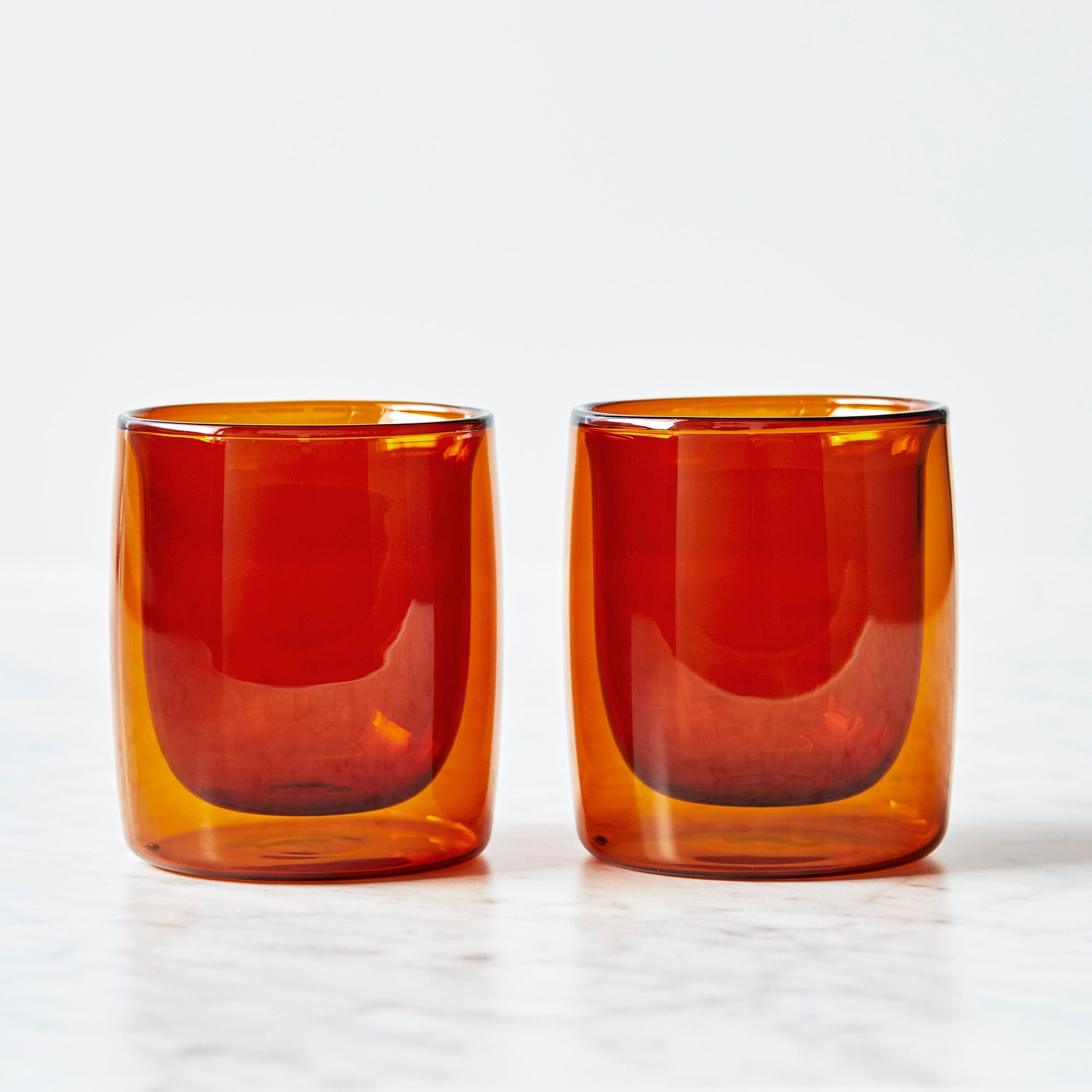 Zwilling Sorrento 2-pc Double-Wall Tumbler Glass Set - Amber