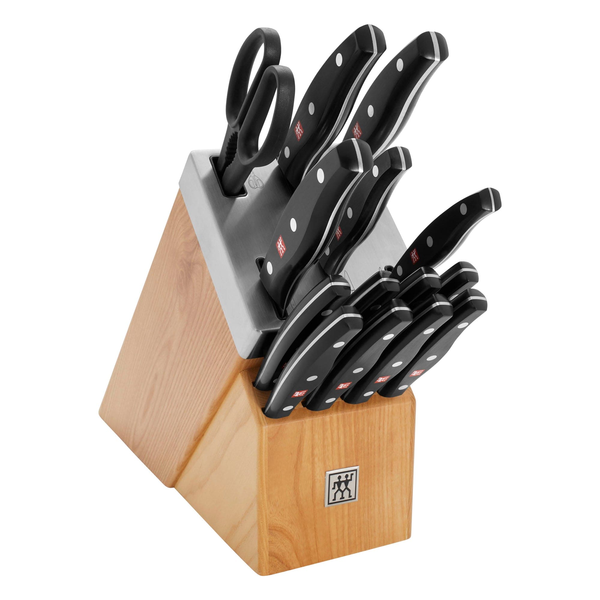 Zwilling Twin Signature 15-pc Self-Sharpening Knife Block Set - Natural