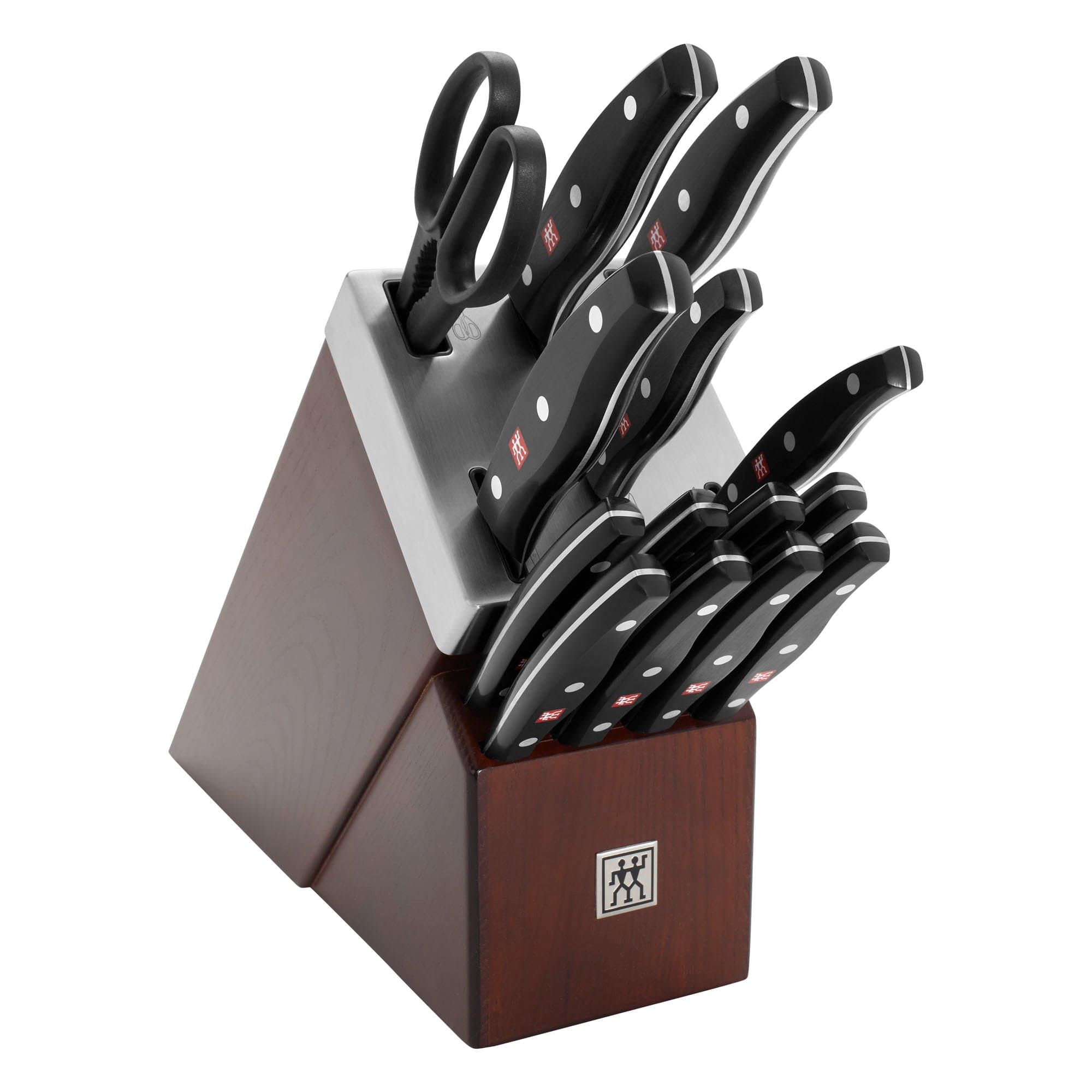 Zwilling Twin Signature 15-pc Self-Sharpening Knife Block Set - Brown