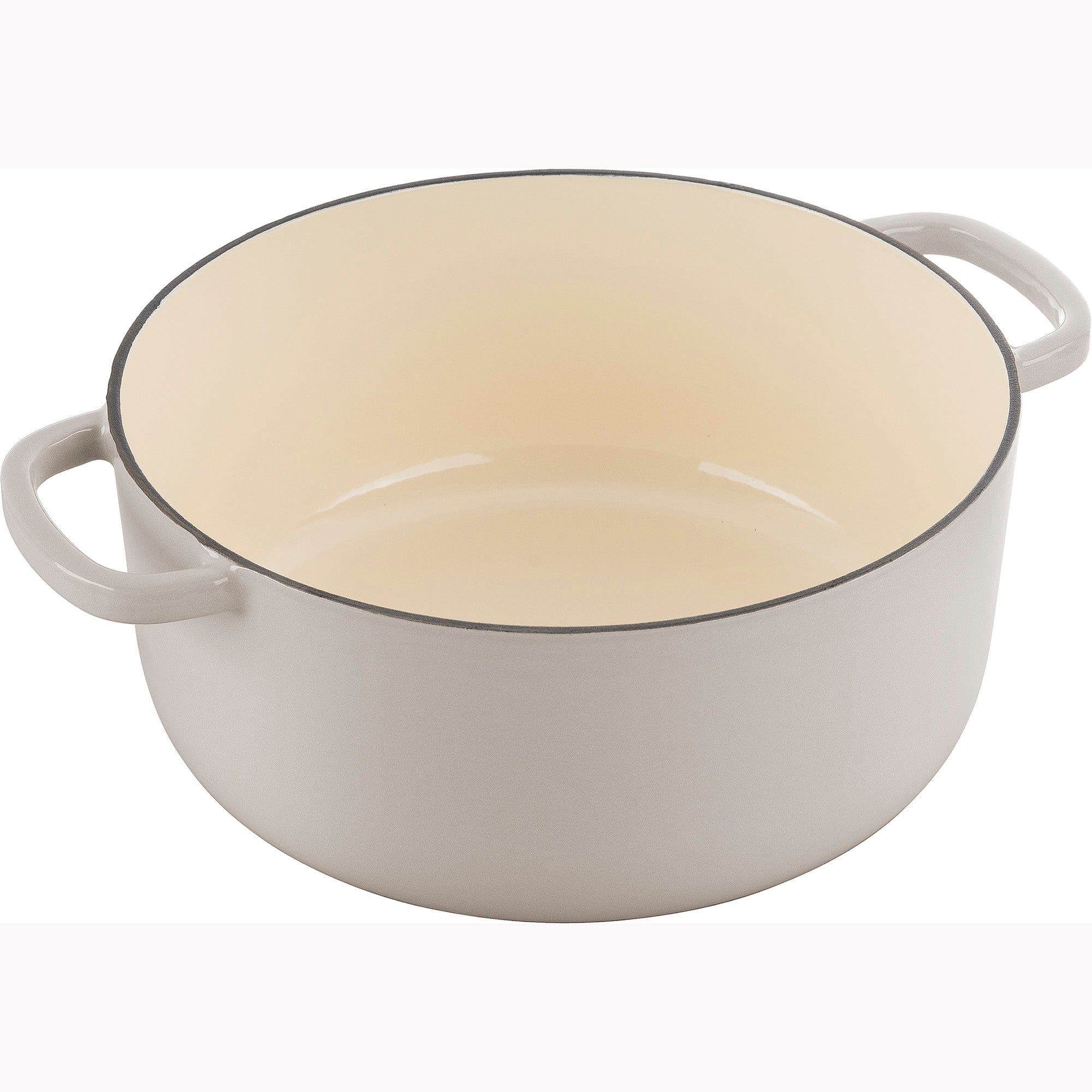 Ballarini Bellamonte Cast Iron 7.5-qt Round Dutch Oven - Crema White