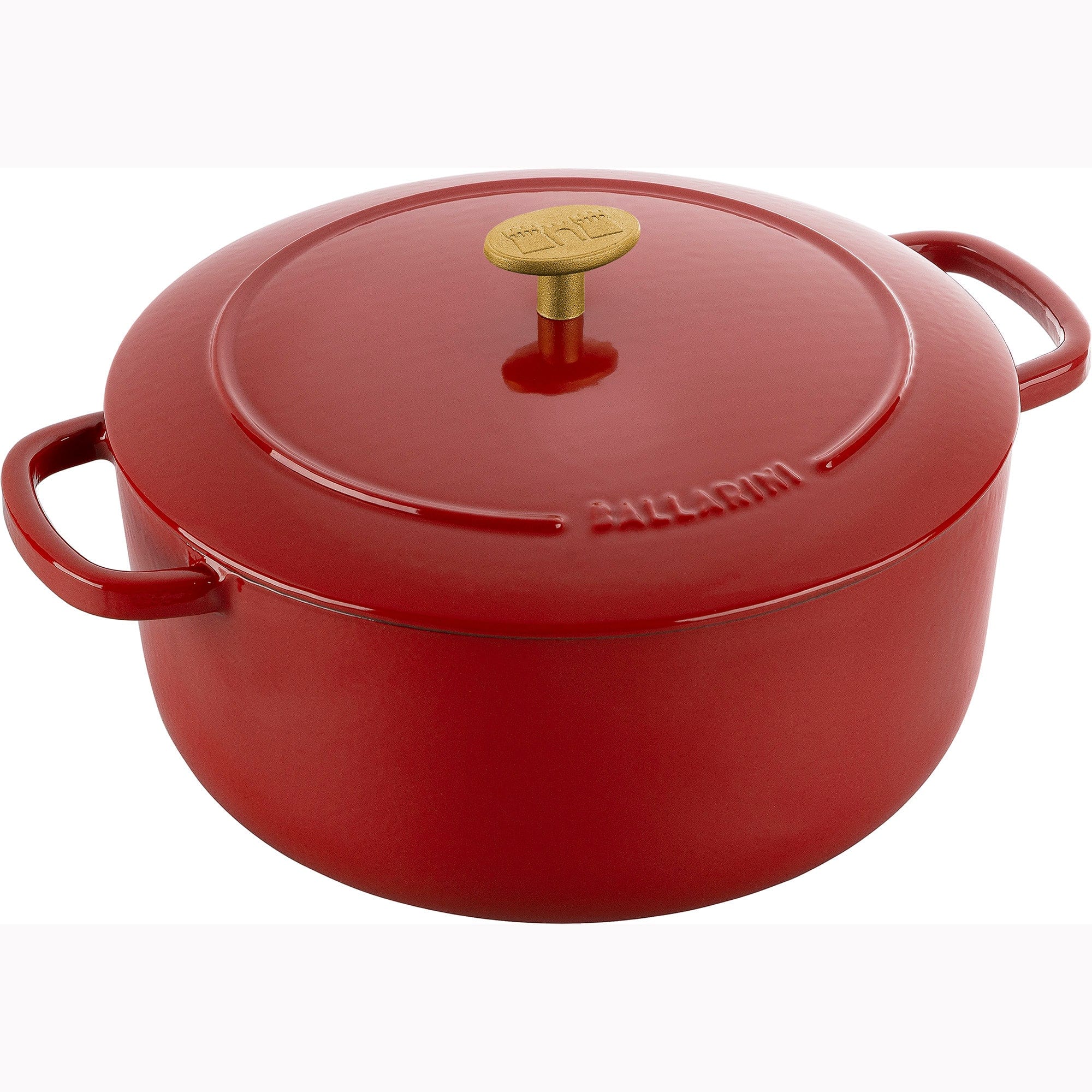 Ballarini Bellamonte Cast Iron 5.75-qt Round Dutch Oven - Pomodoro Red