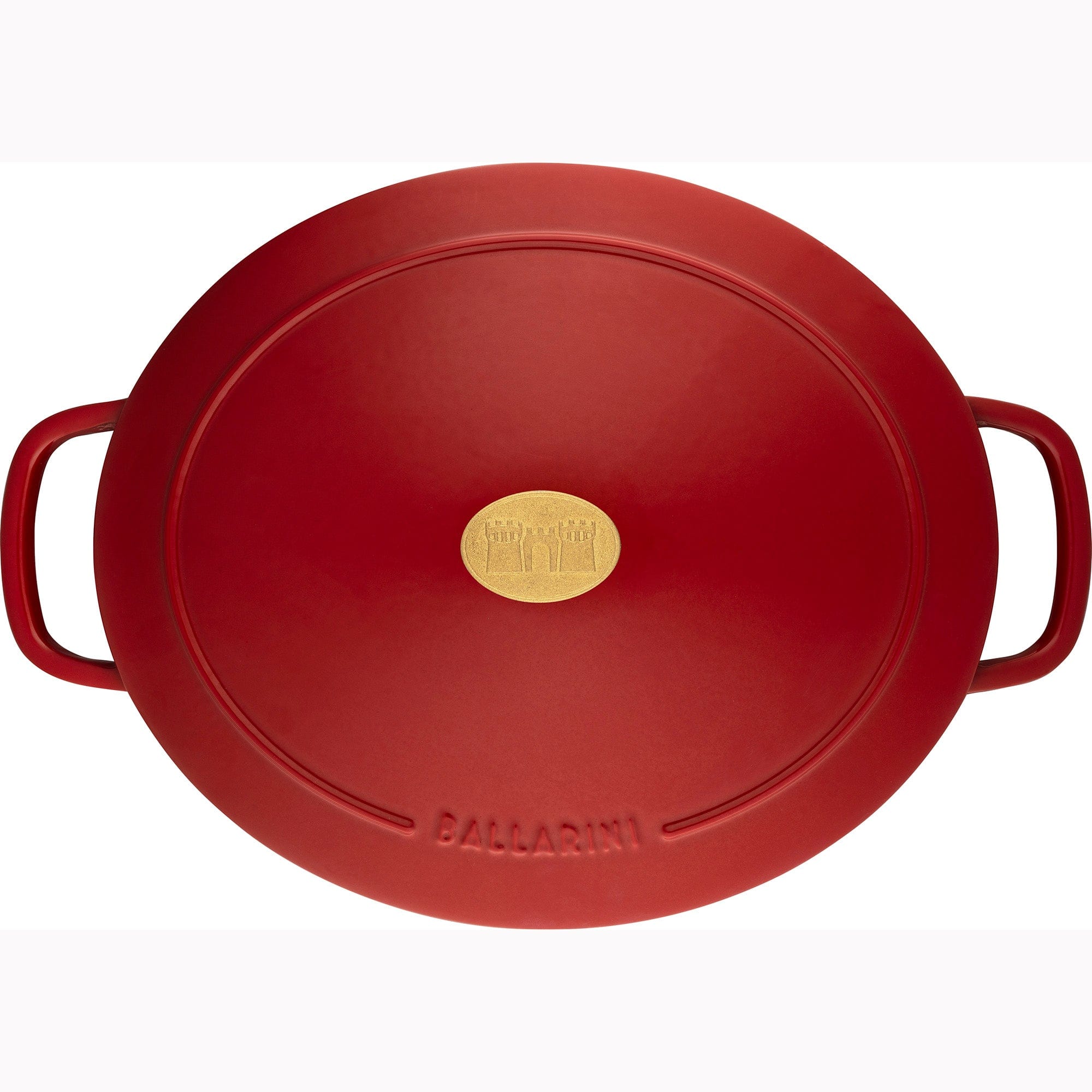 Ballarini Bellamonte Cast Iron 4.75-qt Oval Dutch Oven - Pomodoro Red