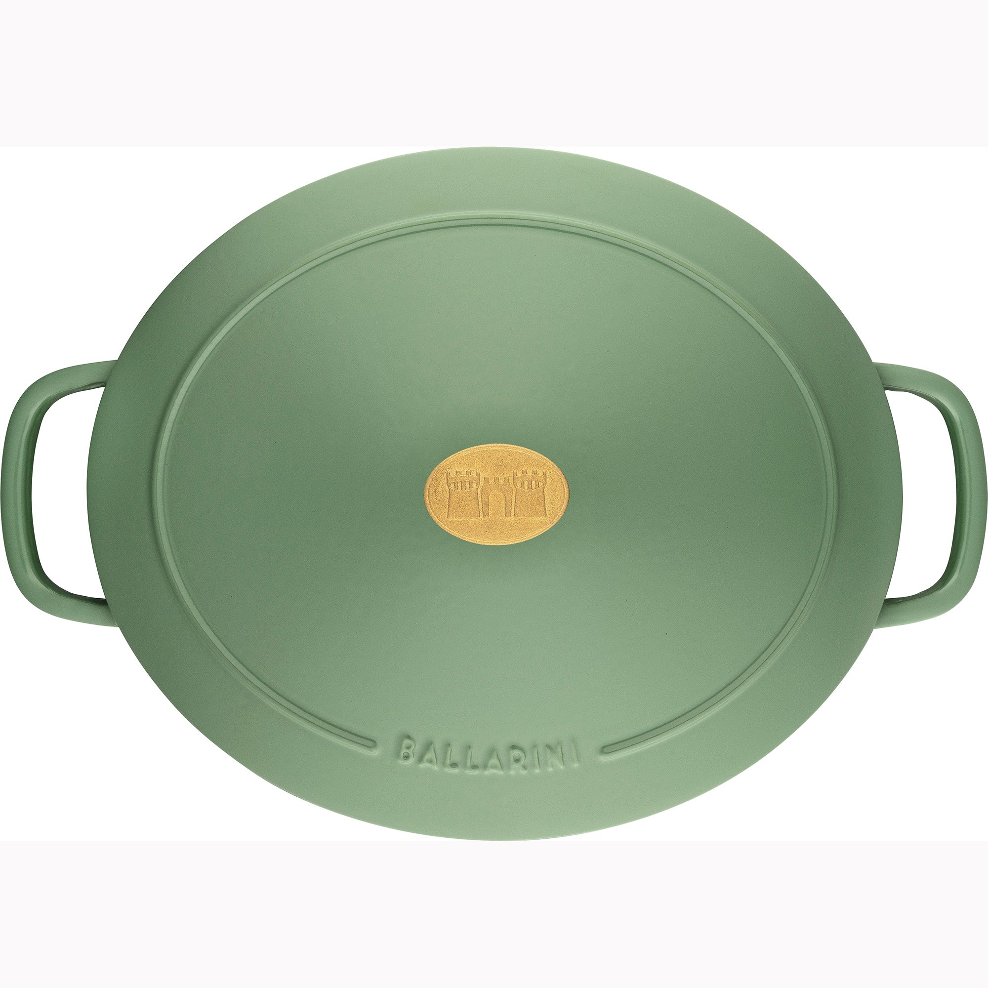 Ballarini Bellamonte Cast Iron 4.75-qt Oval Dutch Oven - Saggio Green