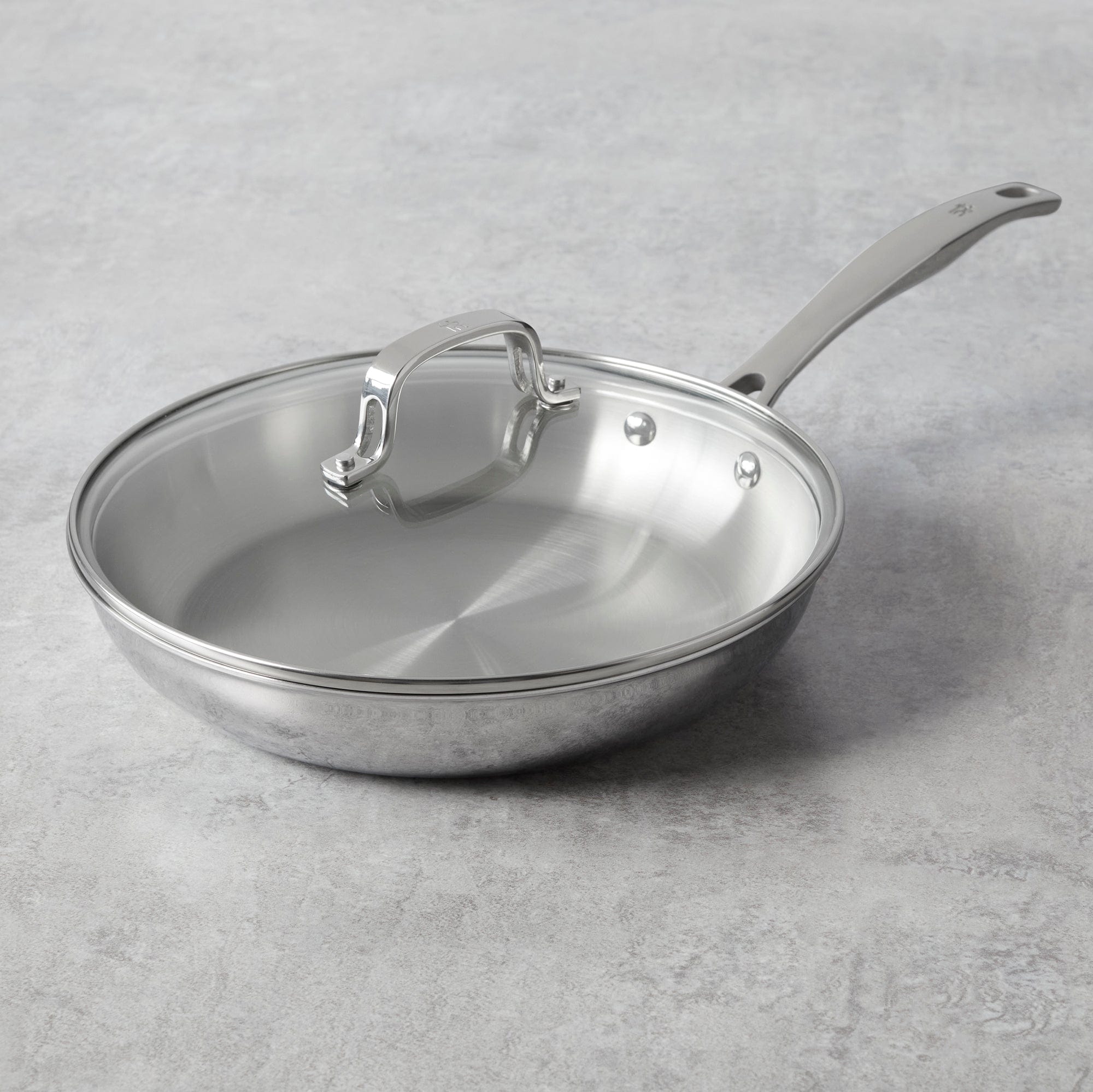 Henckels Clad H3 10-inch Stainless Steel Fry Pan with Lid