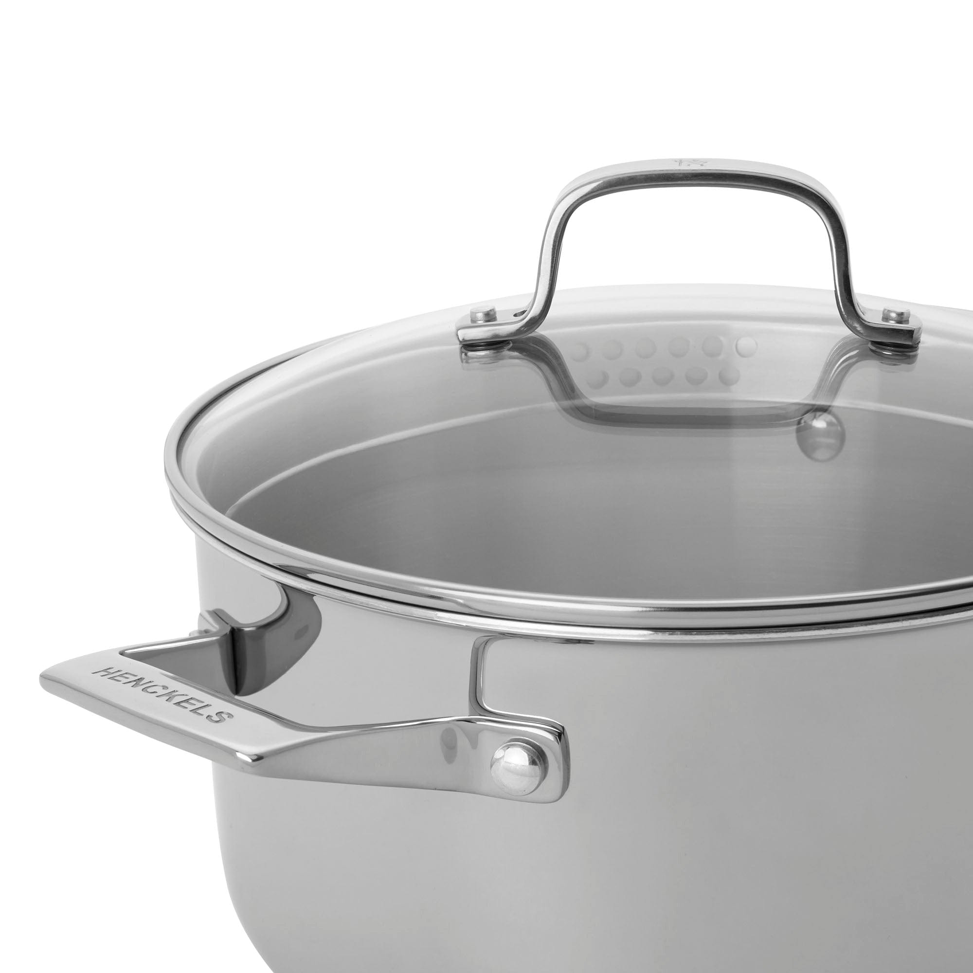 Henckels Clad H3 6-qt Stainless Steel Dutch Oven with Lid