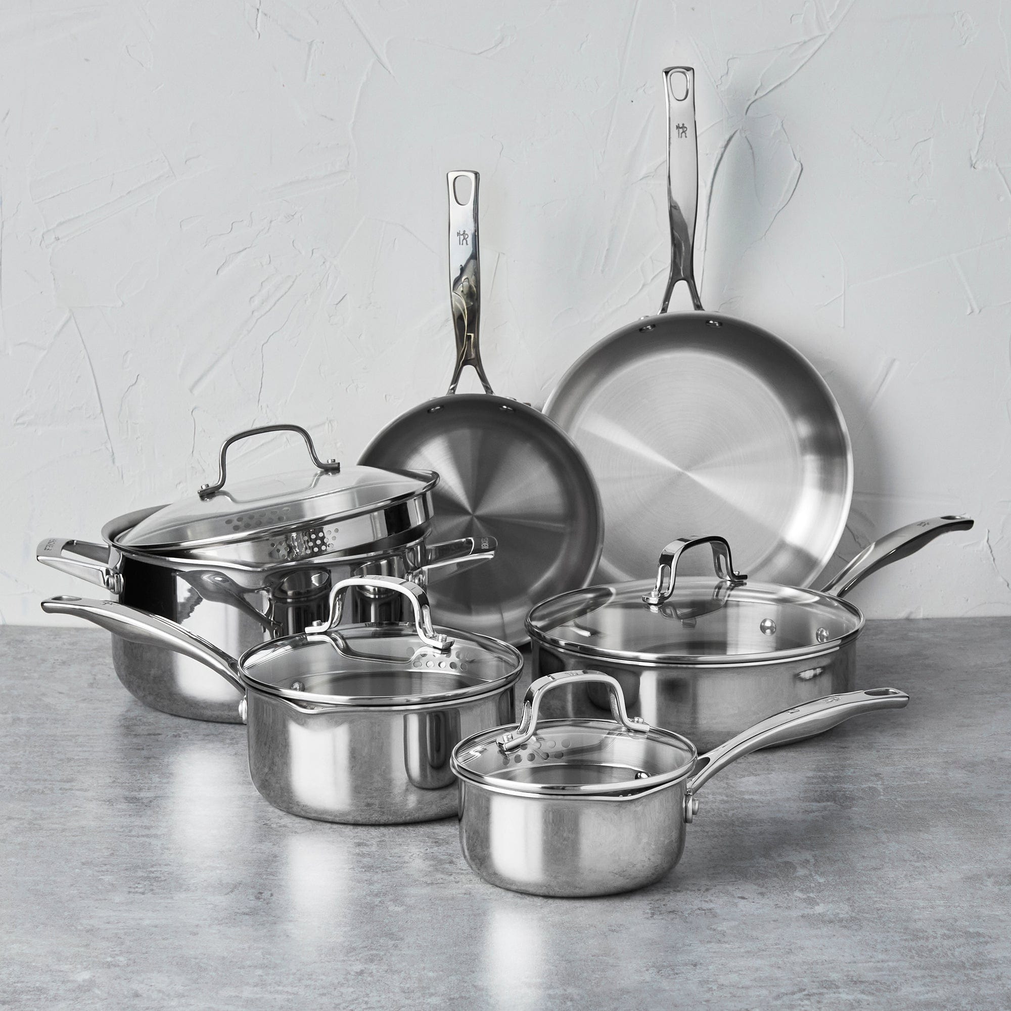 Henckels Clad H3 10-pc Stainless Steel Cookware Set