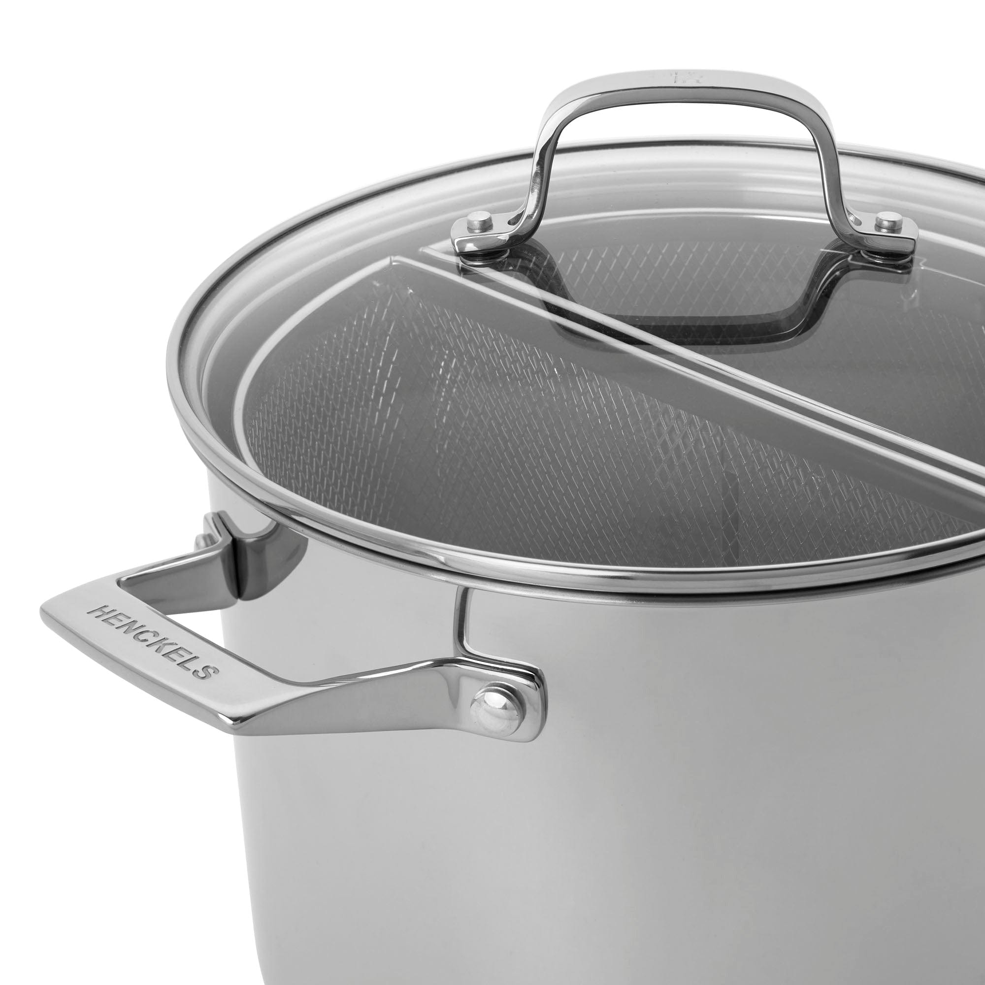 Henckels 8.5-qt Stainless Steel Pasta Pot with Lid and Strainers