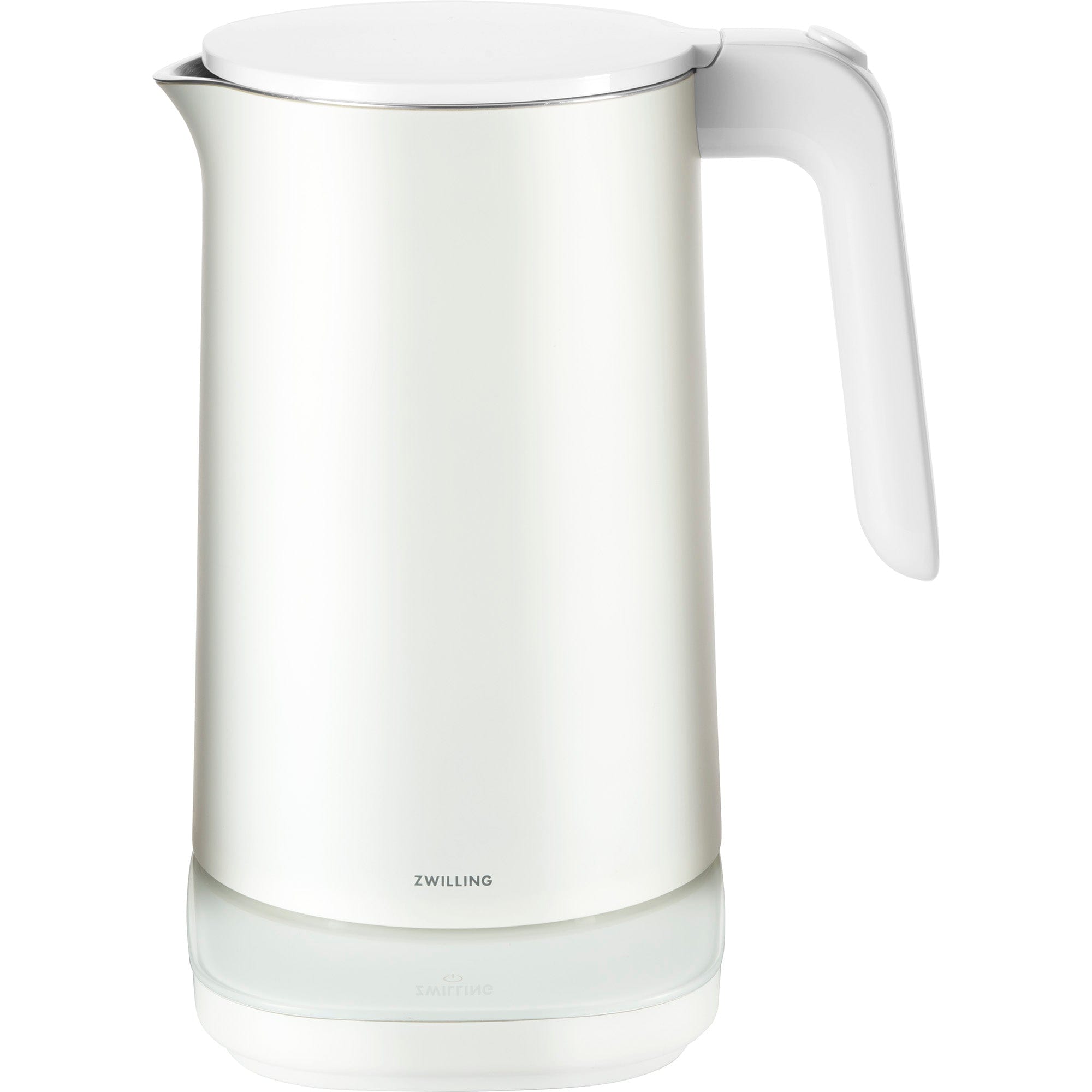 Zwilling Enfinigy 1.5-Liter Cool Touch Stainless Steel Electric Kettle Pro, Tea Kettle, White