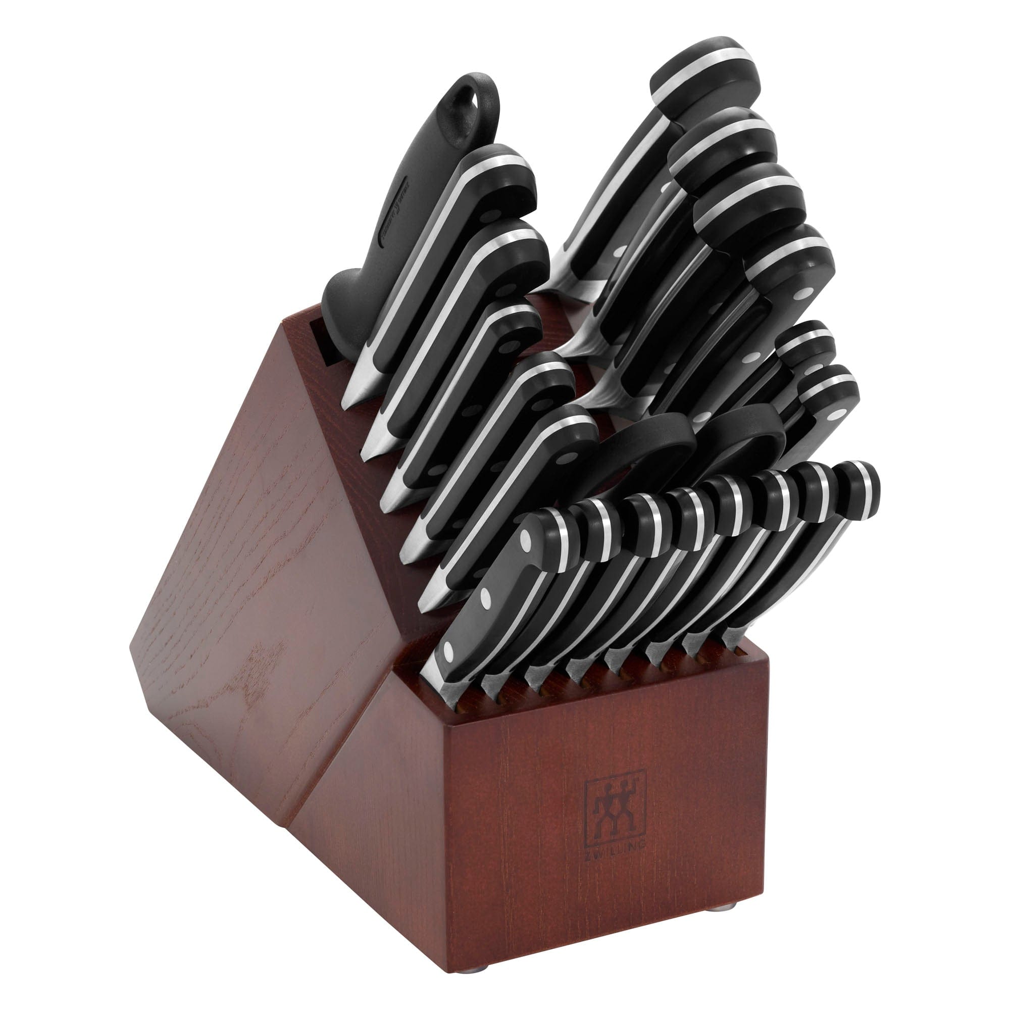 Zwilling Pro 22-pc Knife Block Set with Forged Steak Knives