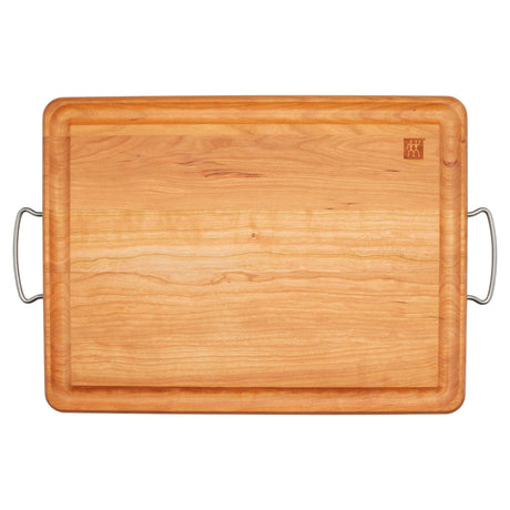 Zwilling Cherry Wood Carving Board with Handles
