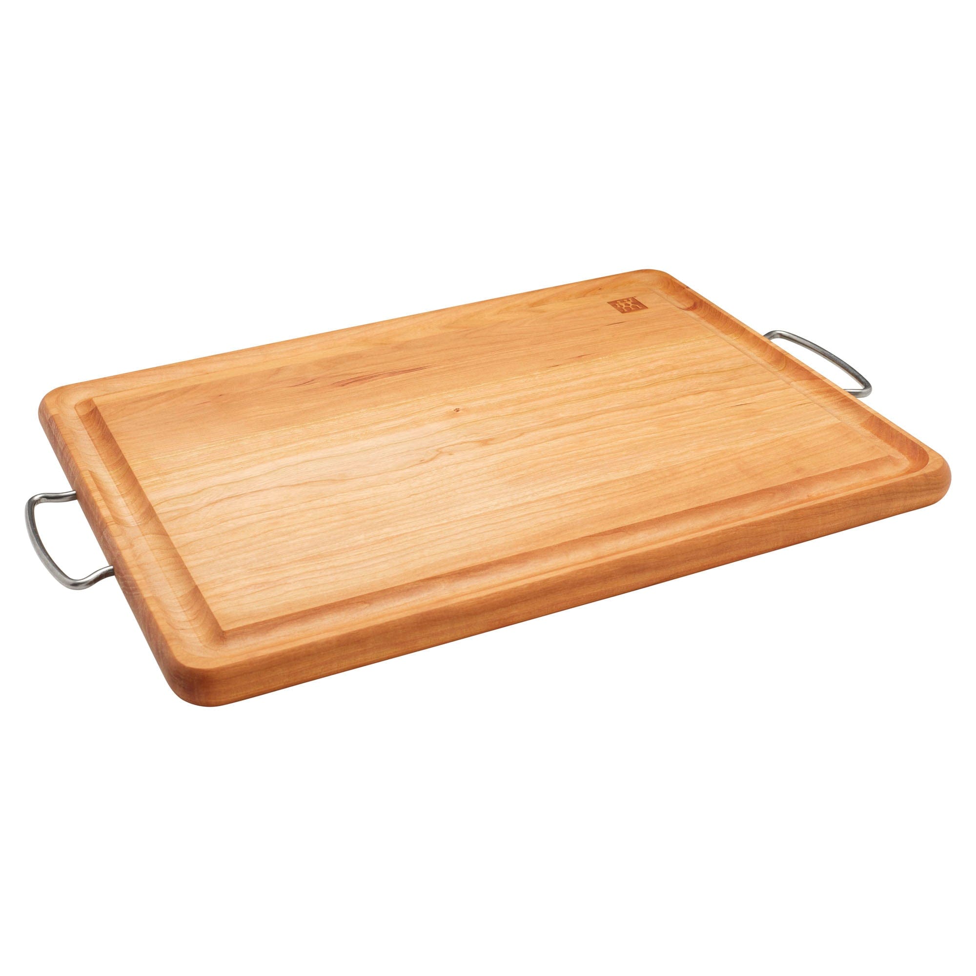 Zwilling Cherry Wood Carving Board with Handles