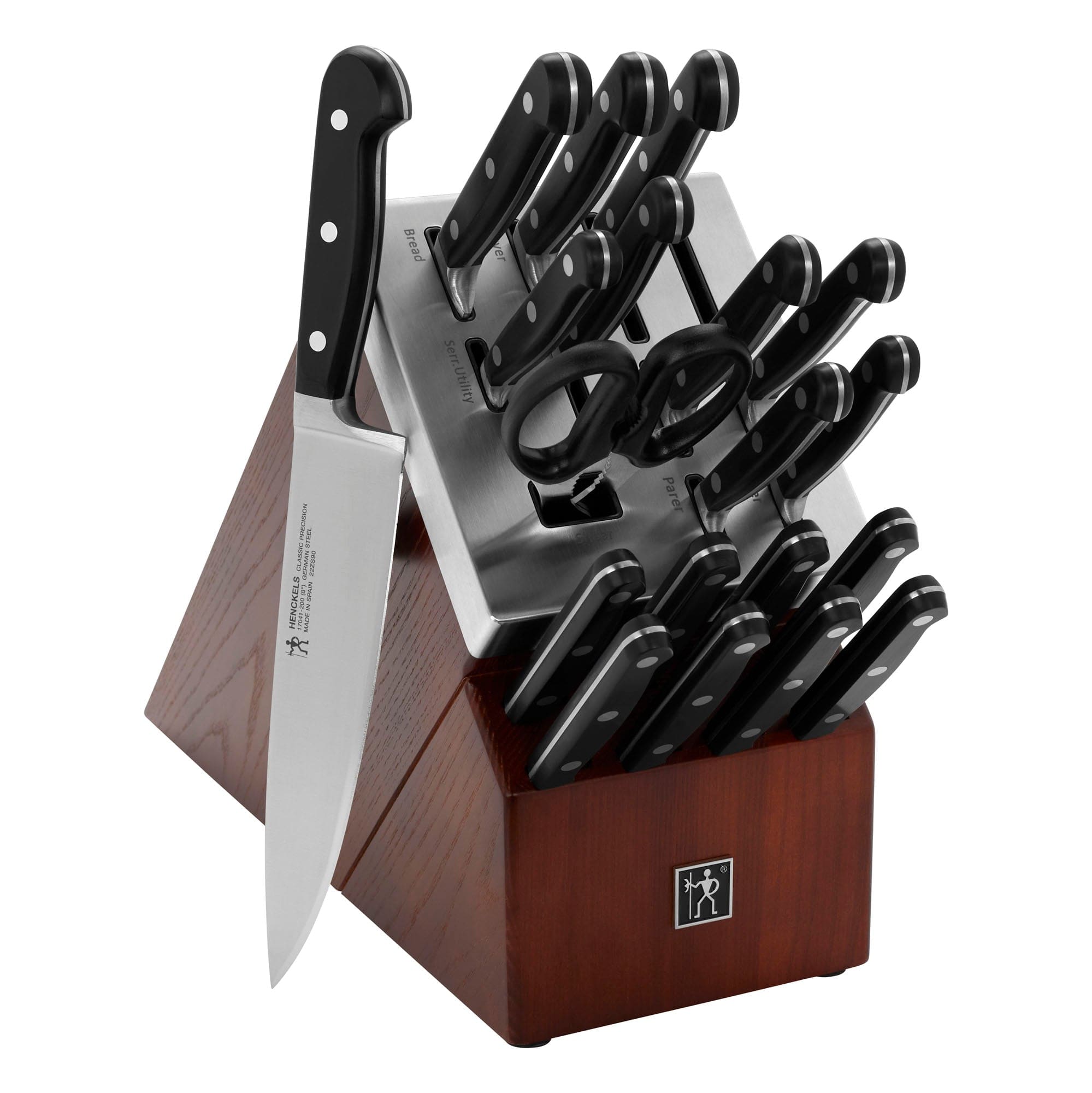 Henckels Classic Precision 20-pc Self-Sharpening Knife Block Set