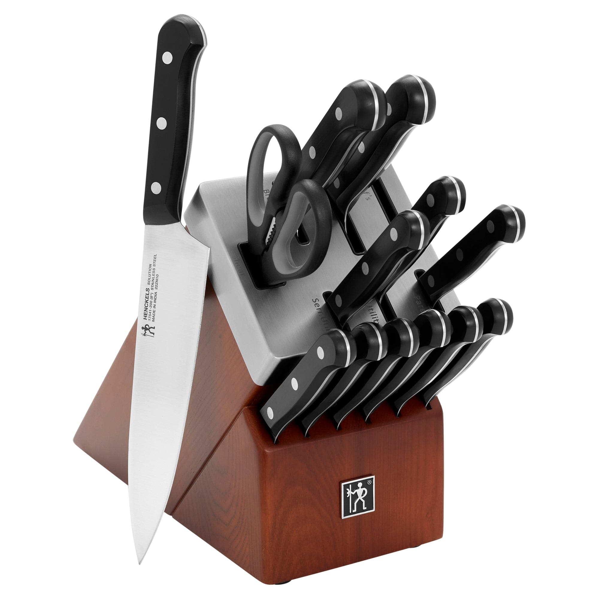 Henckels Solution 14-pc Self-Sharpening Knife Block Set