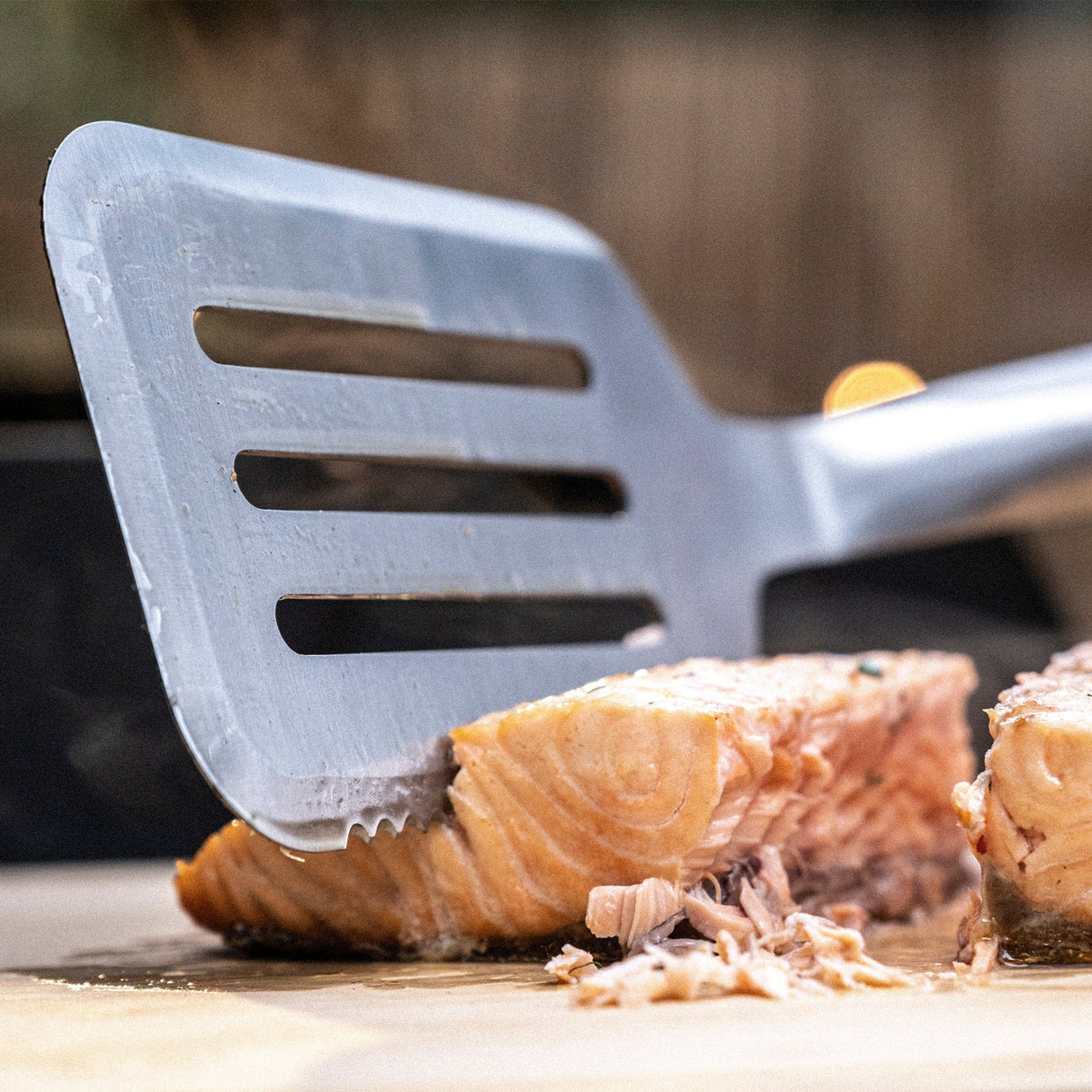 Zwilling BBQ+ 17-inch Triple-Rivet Stainless Steel Grill Spatula with Serrated Edge