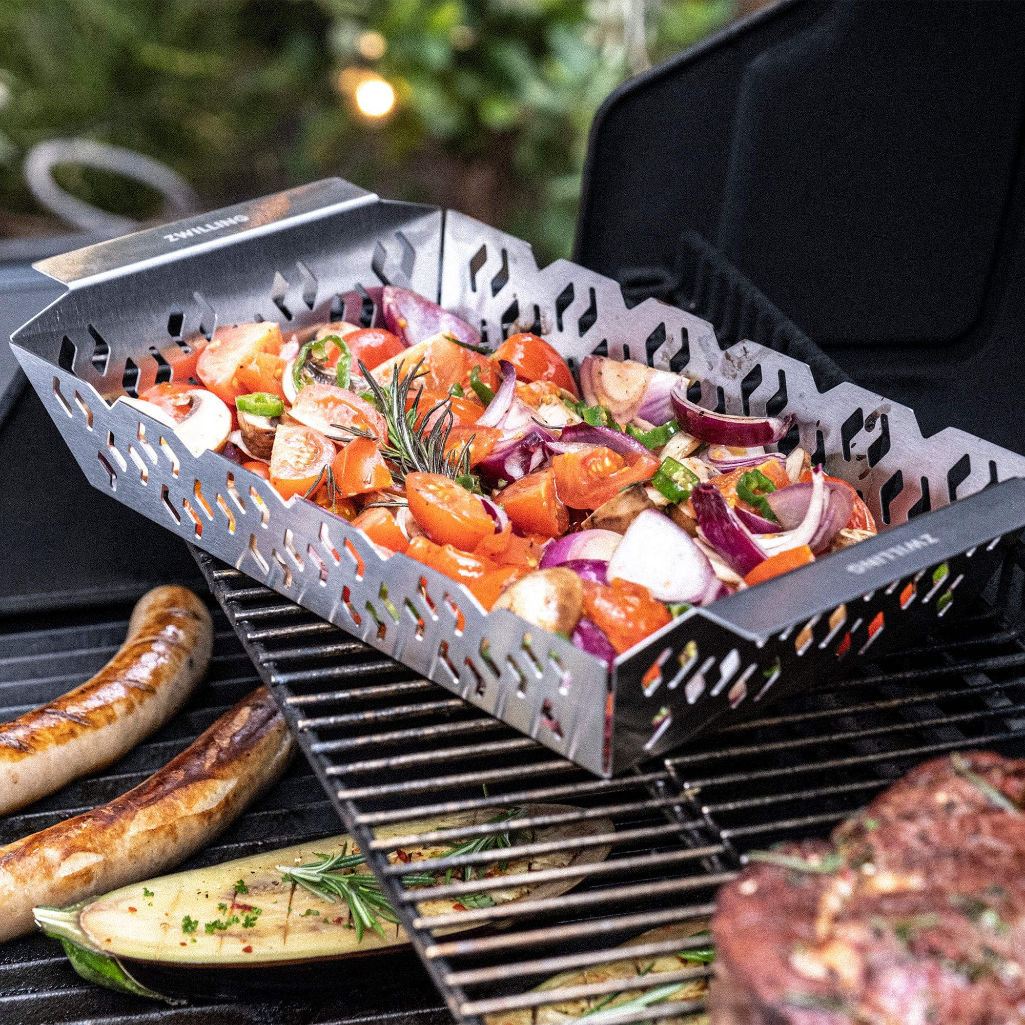 Zwilling BBQ+ Stainless Steel Grill Basket - Medium