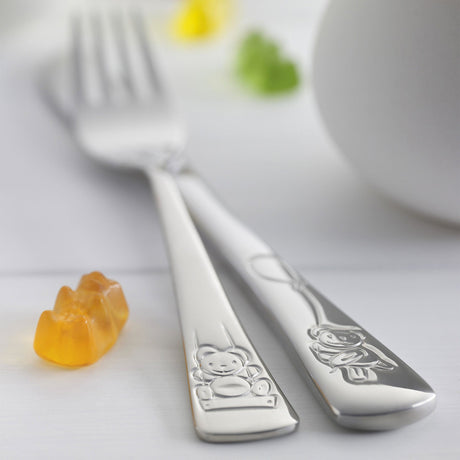Zwilling Twin Kids Teddy 4-pc 18/10 Stainless Steel Flatware Set