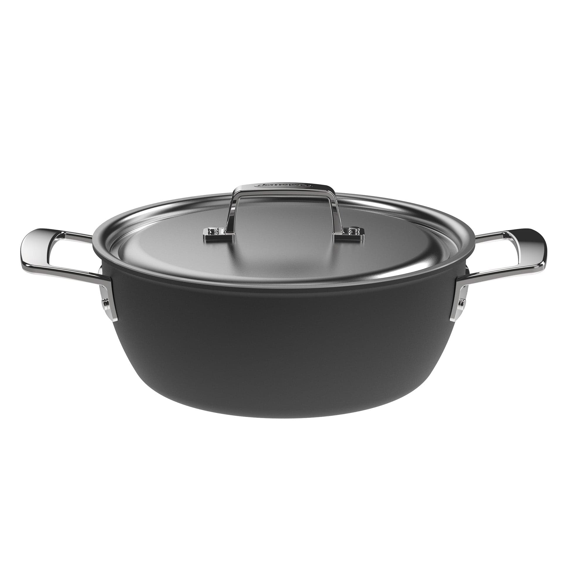 Demeyere Black 5 Stainless Steel with Ceramic exterior coating 3.5-qt Dutch Oven with Lid