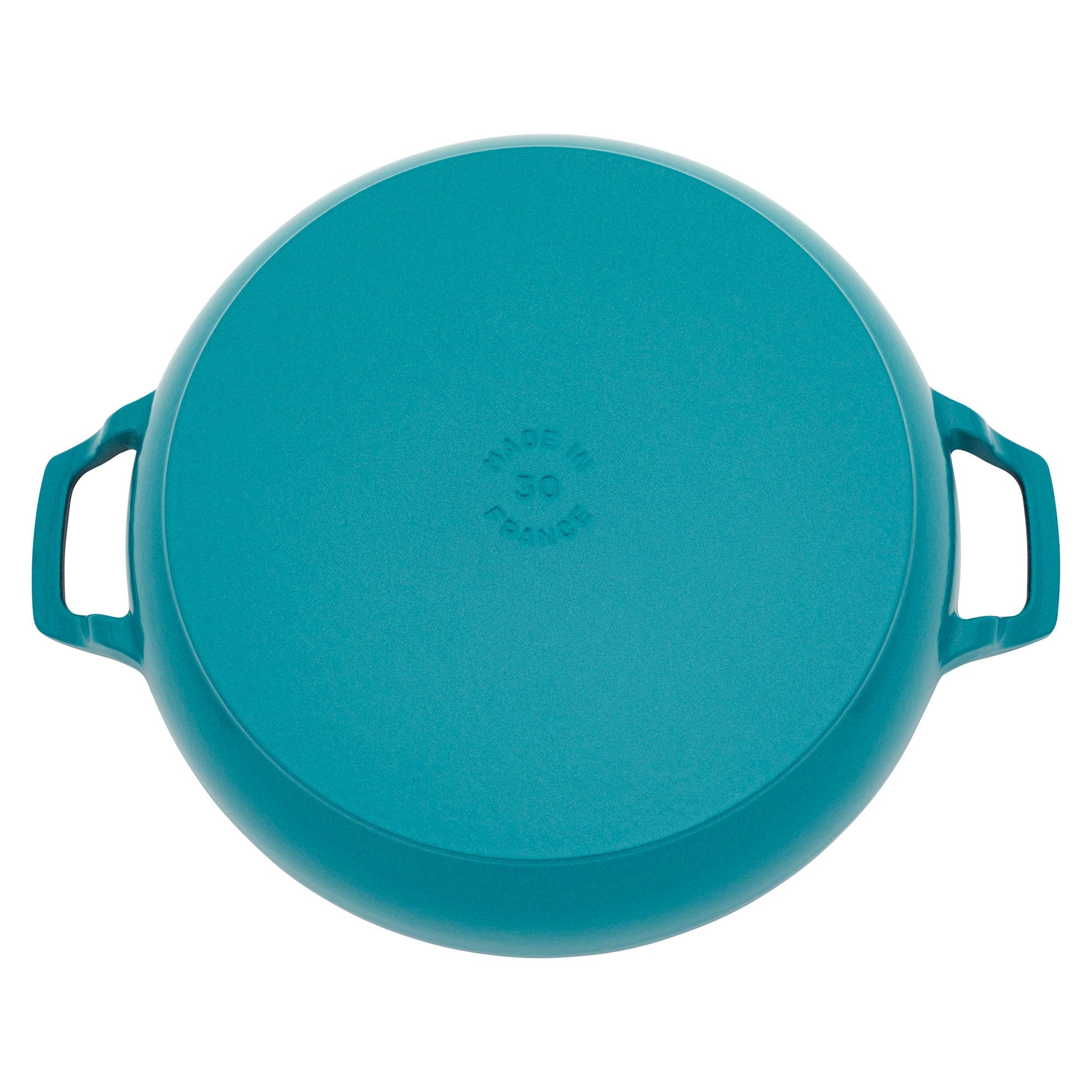 Staub Cast Iron 3.5-qt Braiser with Glass Lid - Turquoise