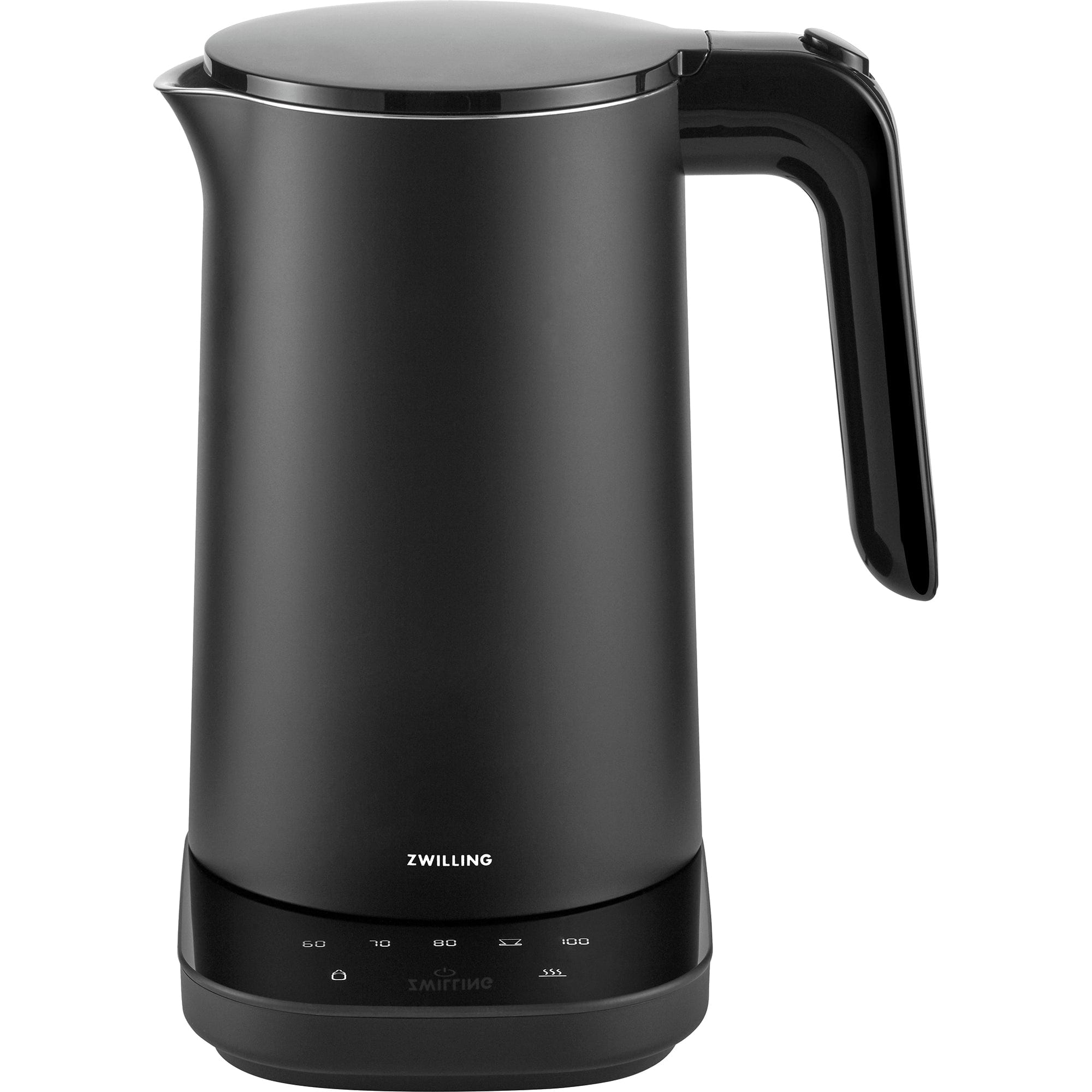 Zwilling Enfinigy Cool Touch 1-Liter Electric Kettle Pro, Cordless Tea Kettle & Hot Water - Black