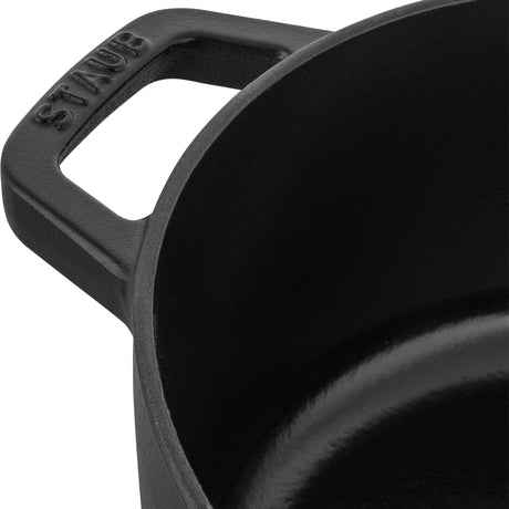 Staub Cast Iron 6.25-qt Shallow Oval Dutch Oven - Black