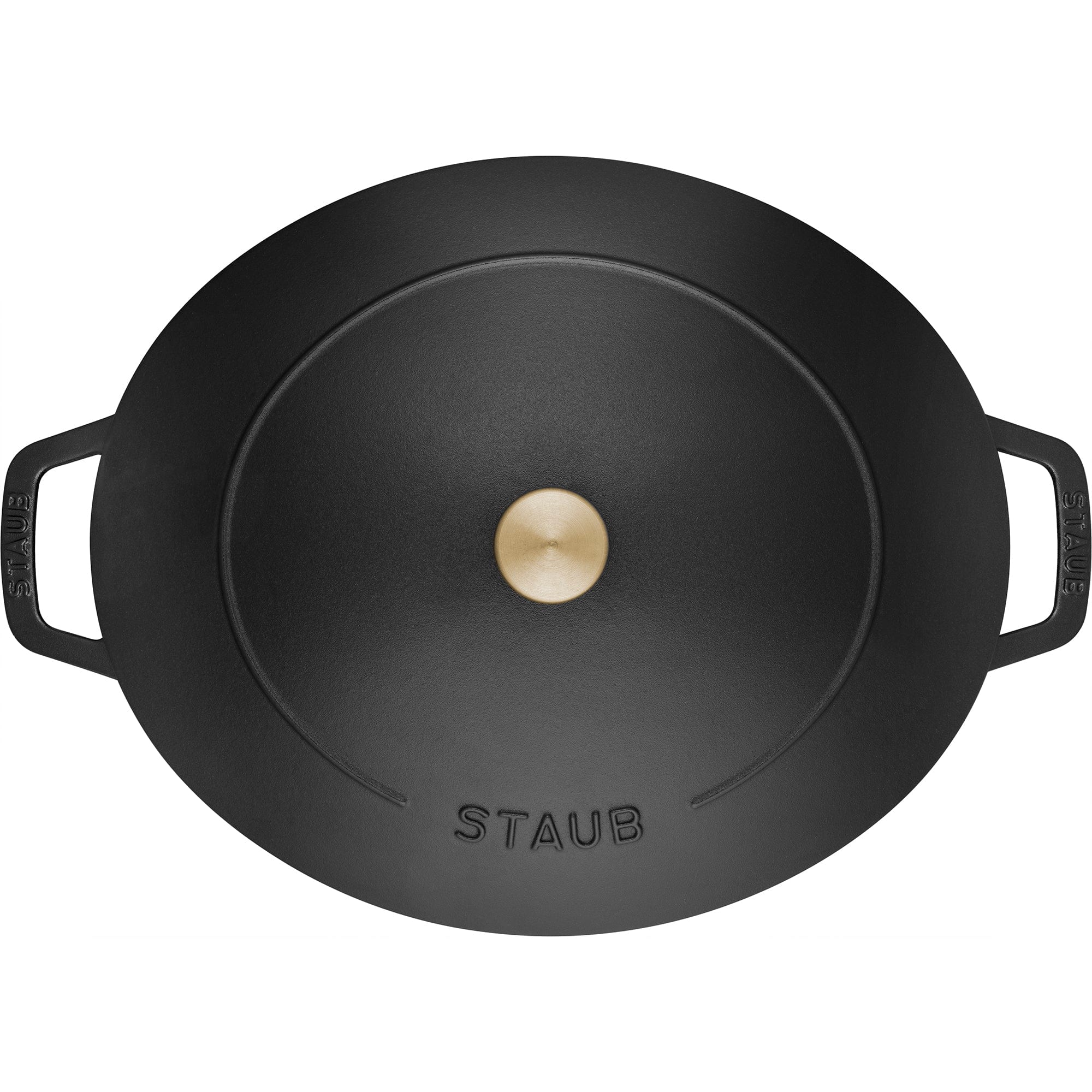 Staub Cast Iron 6.25-qt Shallow Oval Dutch Oven - Black