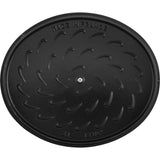 Staub Cast Iron 6.25-qt Shallow Oval Dutch Oven - Black
