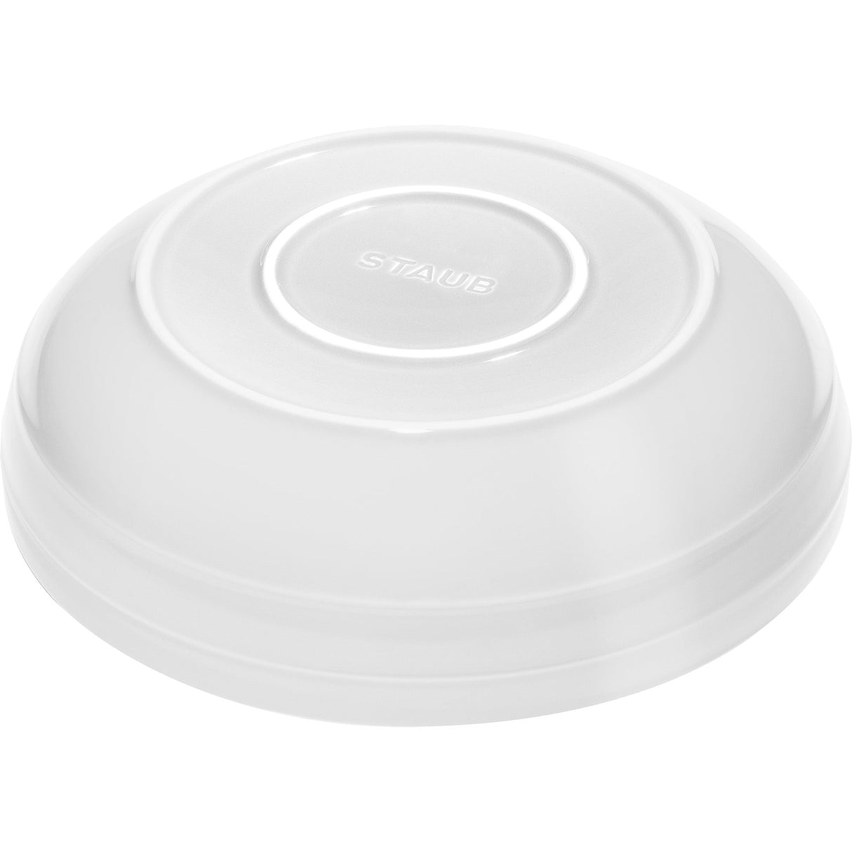 Staub Ceramic 11.5-inch Shallow Serving Bowl - White
