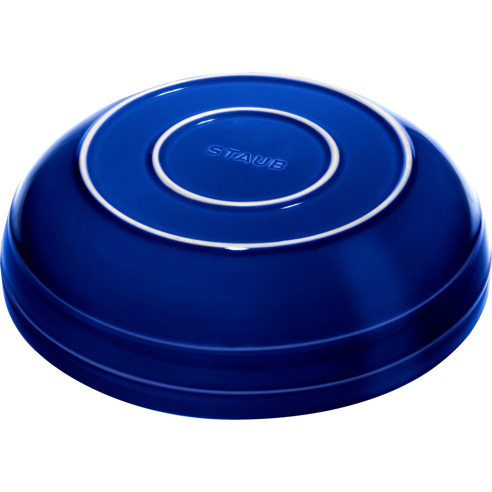 Staub Ceramic 11.5-inch Shallow Serving Bowl - Dark Blue