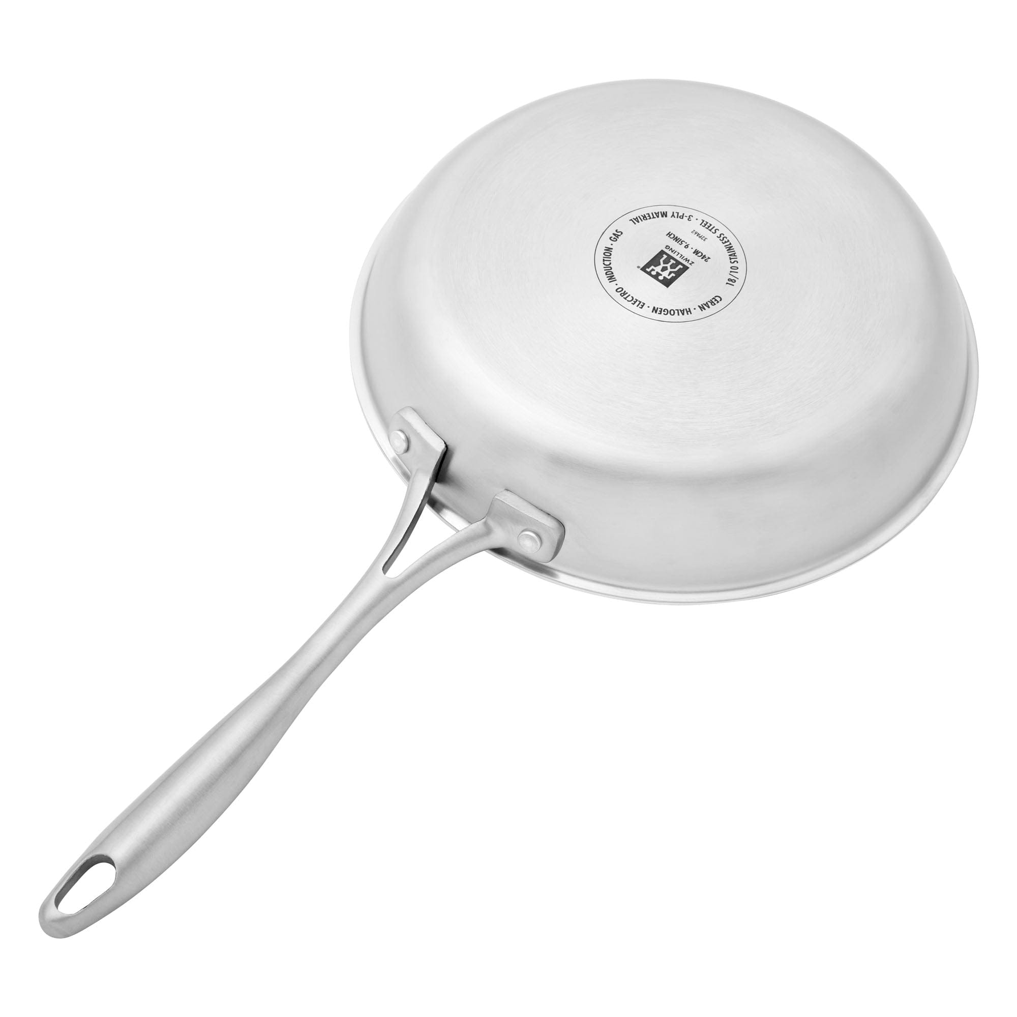 Zwilling Spirit 3-ply 9.5-inch Stainless Steel Fry Pan with Lid