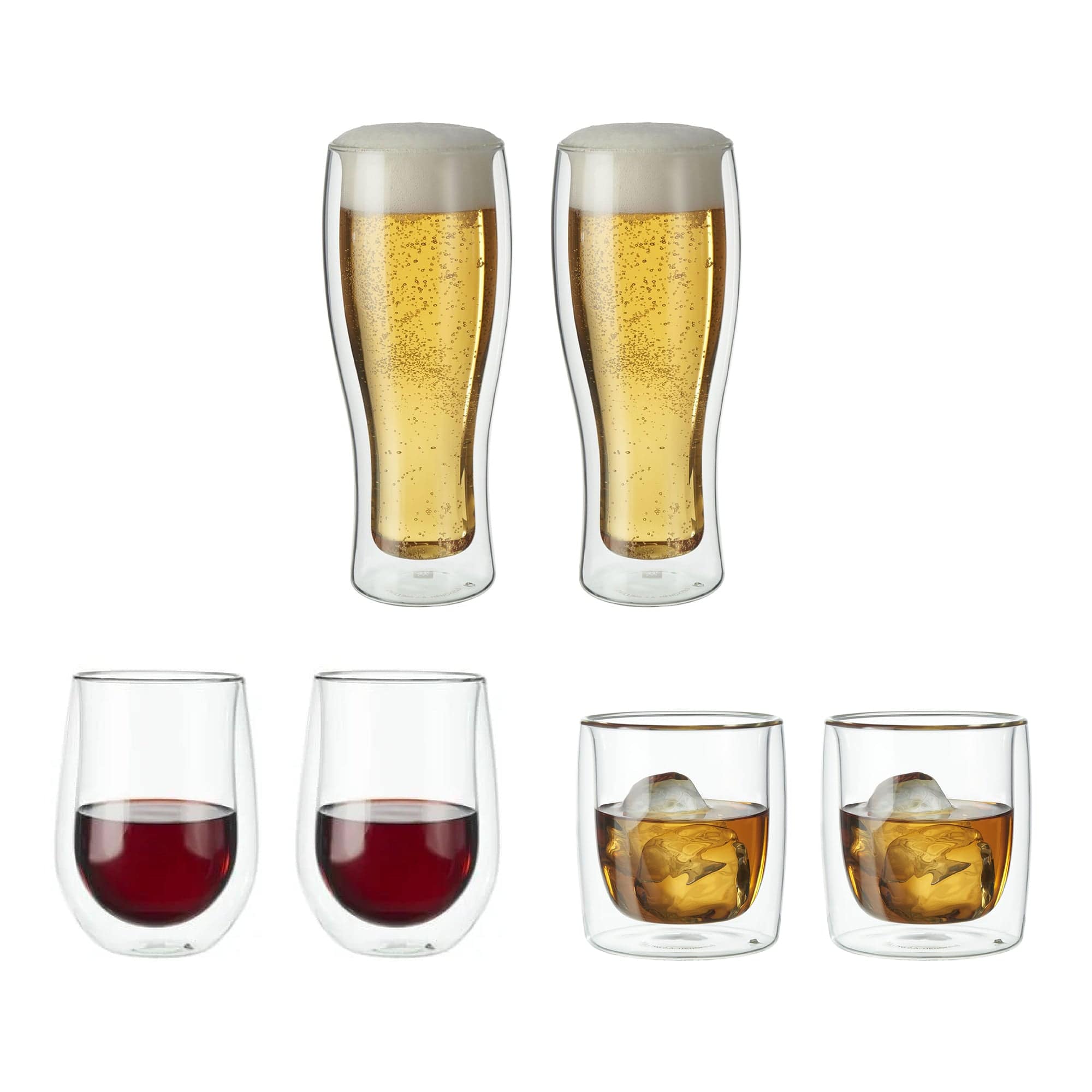 Zwilling Sorrento 6-pc Double-Wall Entertaining Glassware Set