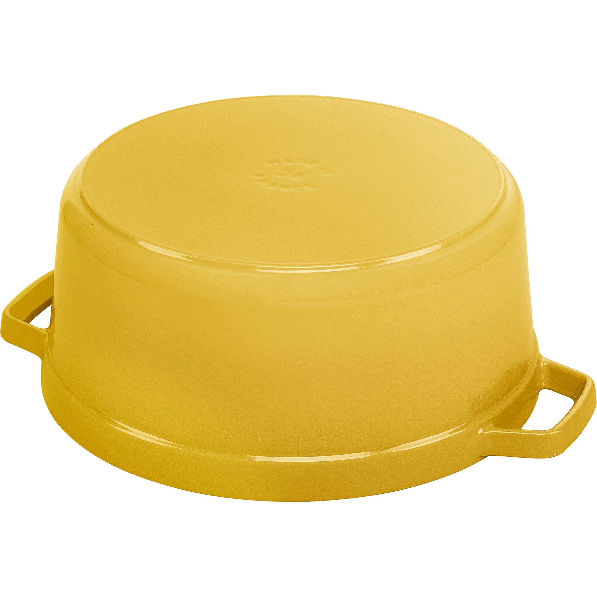 Staub Cast Iron Round Cocotte, Dutch Oven, 5.5-quart, serves 5-6, Made in France, Citron