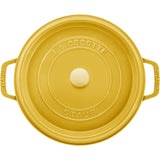 Staub Cast Iron 5.5-qt Round Cocotte, Dutch Oven - Citron