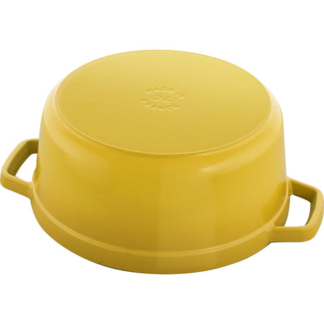 Staub Cast Iron 4-qt Round Dutch Oven - Citron