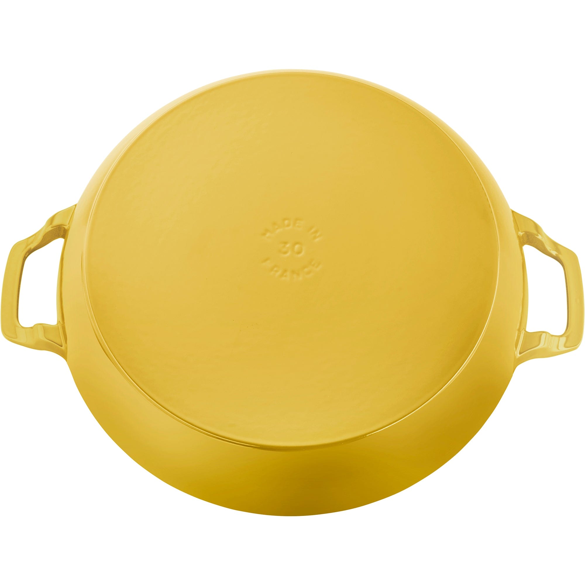 Staub Cast Iron 3.5-qt Braiser with Glass Lid - Citron