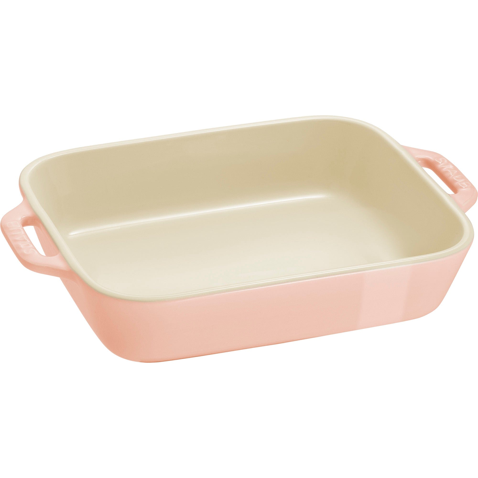 Staub Ceramic 2-pc Rectangular Baking Dish Set - Macaron Pastel Pink