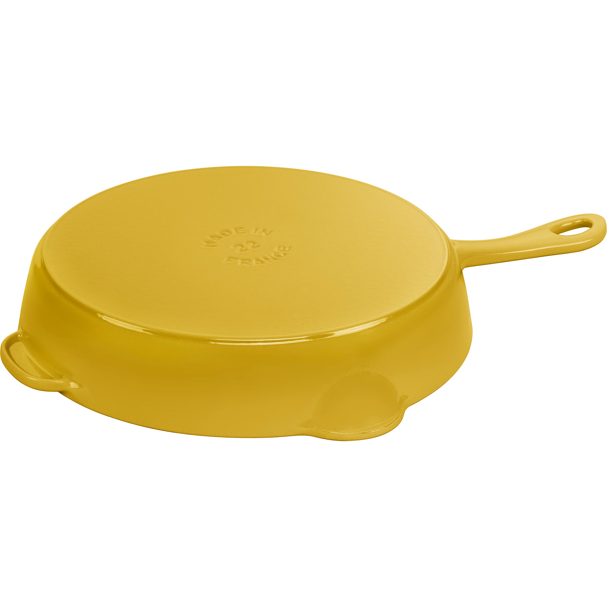 Staub Cast Iron 8.5-inch Traditional Deep Skillet - Citron