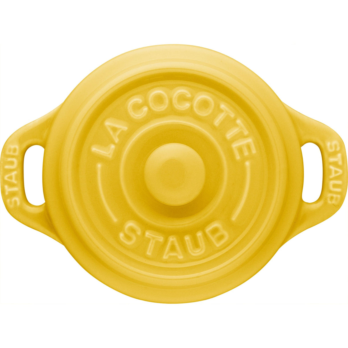 Staub Ceramic 3-pc Mini Round Cocotte Set - Citron
