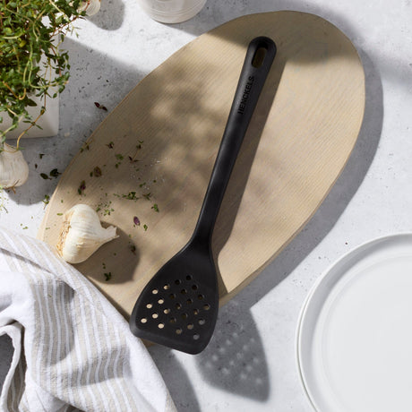 Henckels Silicone Onyx Fry Pan Turner, BPA-Free Cooking Utensil