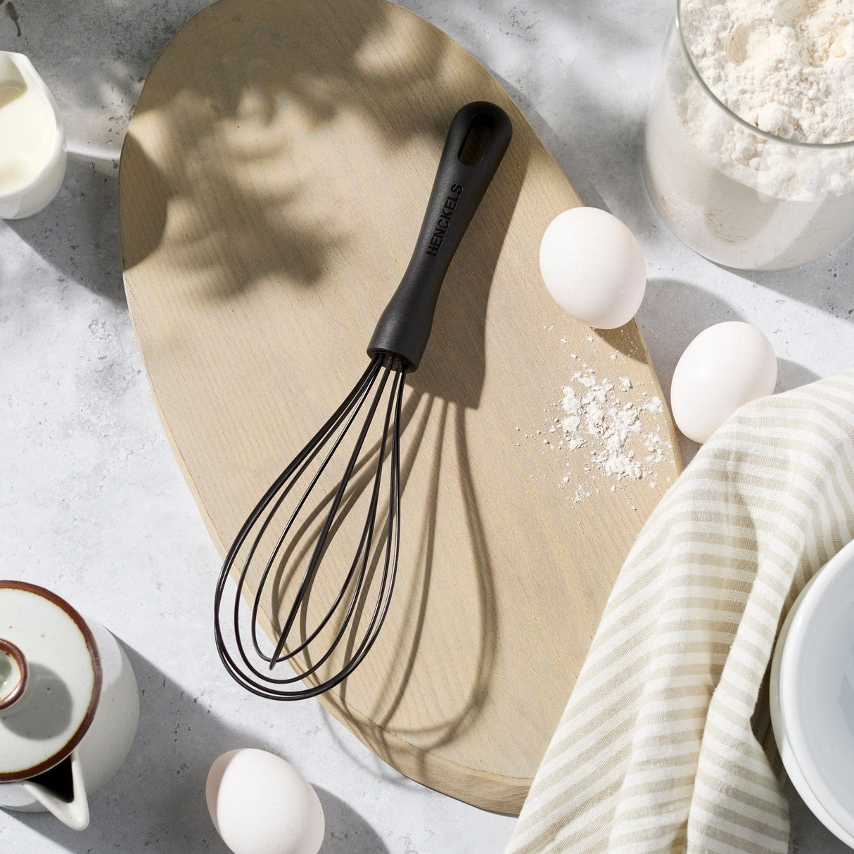 Henckels Silicone Onyx Whisk, BPA-Free Cooking Utensil