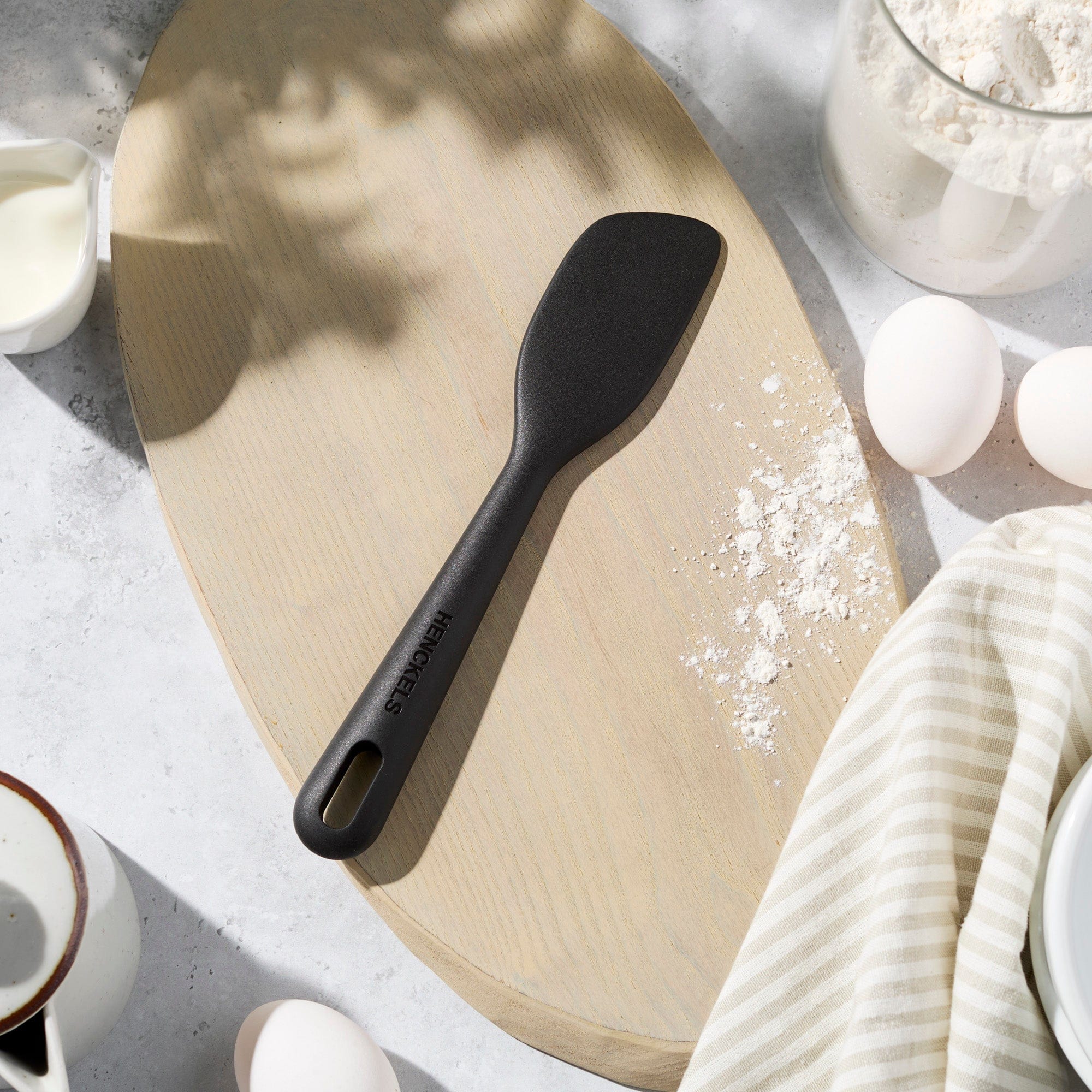 Henckels Silicone Onyx Small Spatula, BPA-Free Cooking Utensil